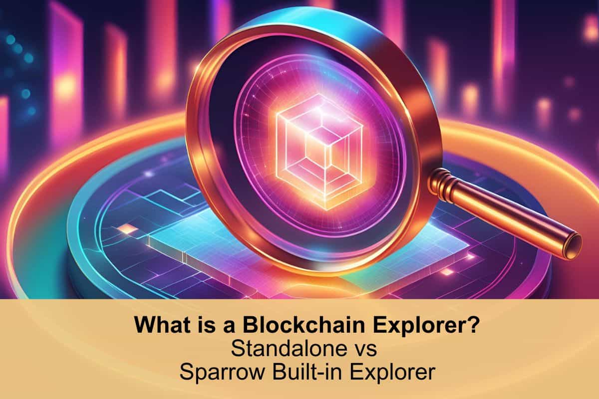 What is a Blockchain Explorer? Standalone vs Sparrow Built-in Explorer
